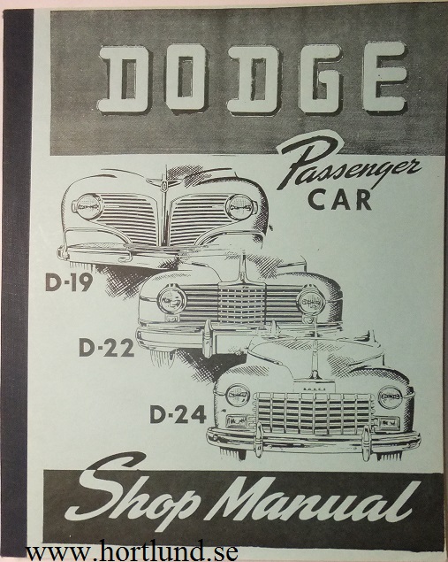 1941 - 1949 Dodge Shop Manual