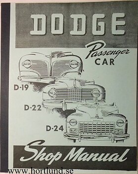1941 - 1949 Dodge Shop Manual