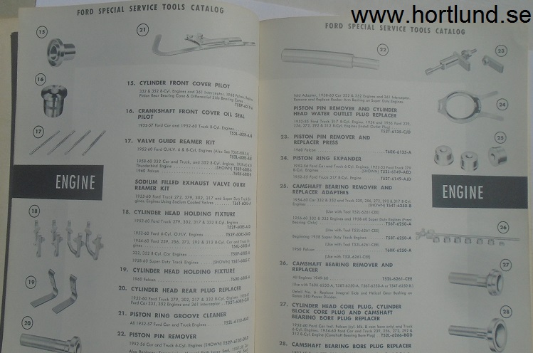1952-1960 Ford Cars and Trucks Special Service Tools - 3