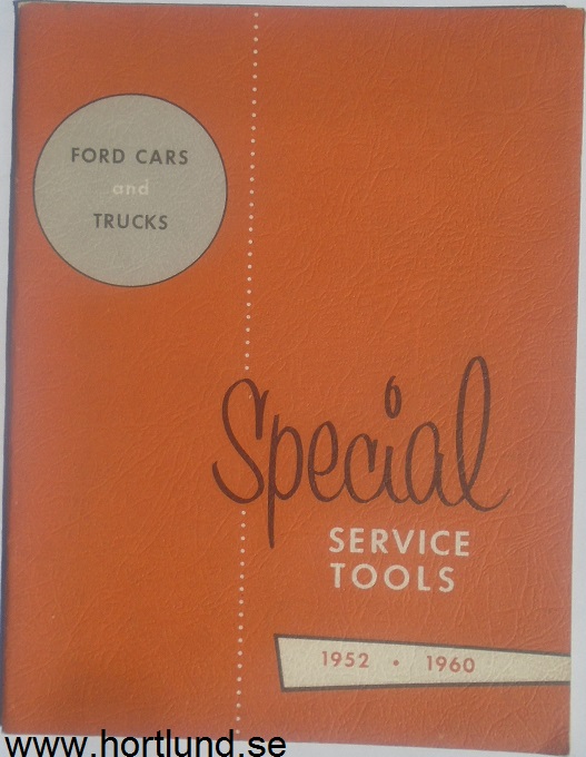 1952-1960 Ford Cars and Trucks Special Service Tools