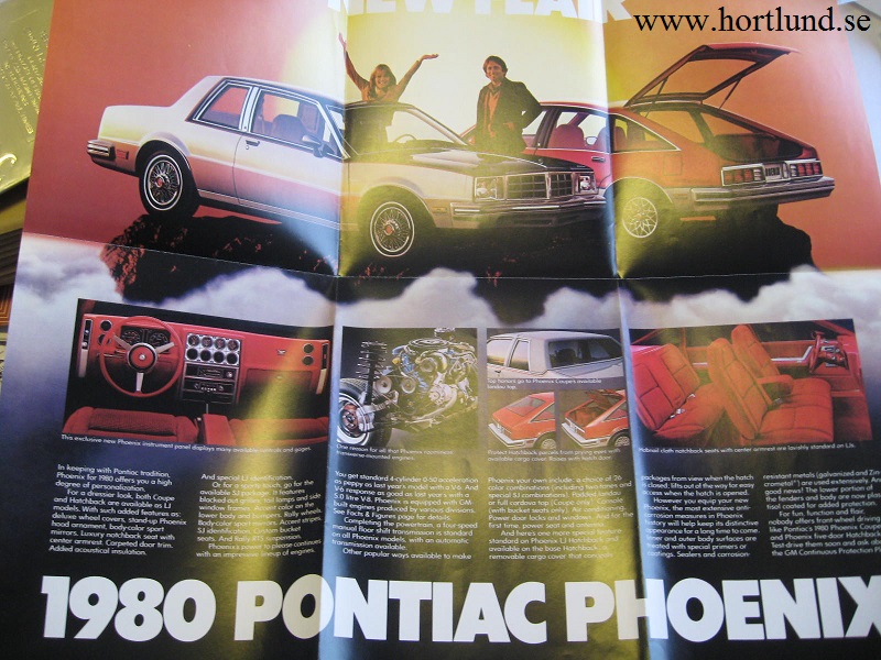 1980 Pontiac Phoenix broschyr - 2
