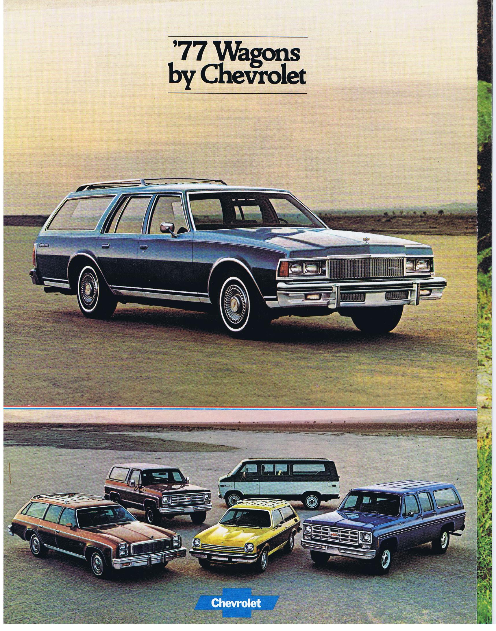 1977 Chevrolet Wagons Broschyr