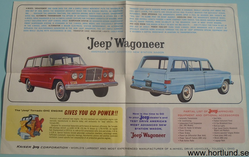 1963 Jeep Wagoneer broschyr - 2