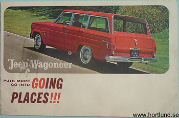 1963 Jeep Wagoneer broschyr