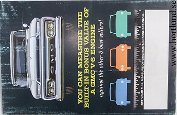 1962 GMC V-6 Pickup Trucks Broschyr
