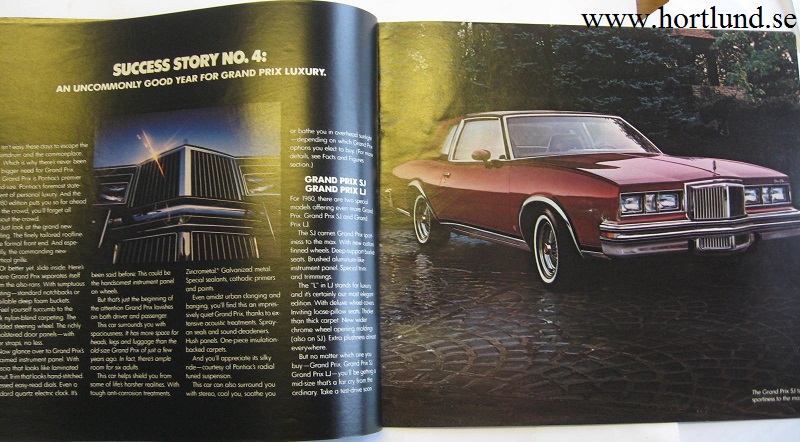 1980 Pontiac alla modeller broschyr - 3