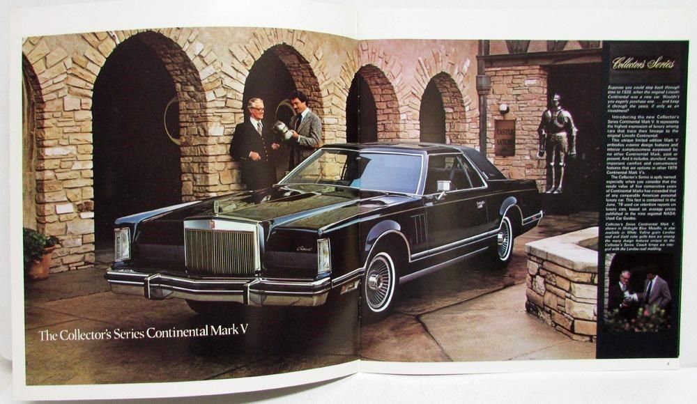 1979 Lincoln Continental Mark V Lyxbroschyr - 2
