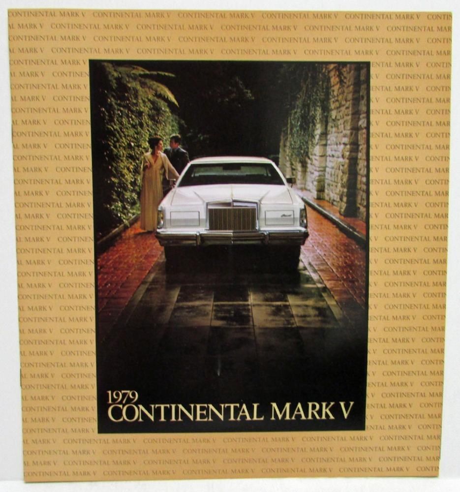 1979 Lincoln Continental Mark V Lyxbroschyr