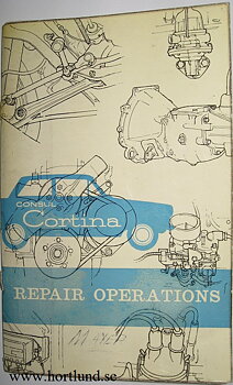 1963 Ford Consul Cortina  Repair Operations