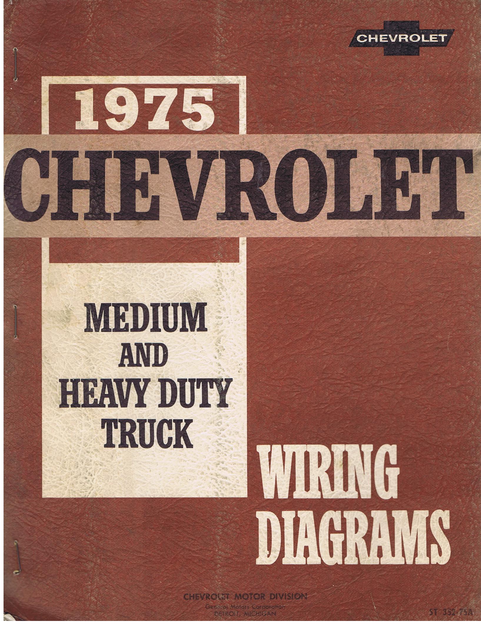 1975 Chevrolet Medium and Heavy Duty Truck Wiring Diagram