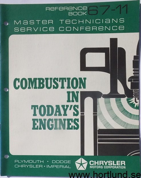 1967 Chrysler Corp. Master Technicians Service Conference Reference Book 67-11
