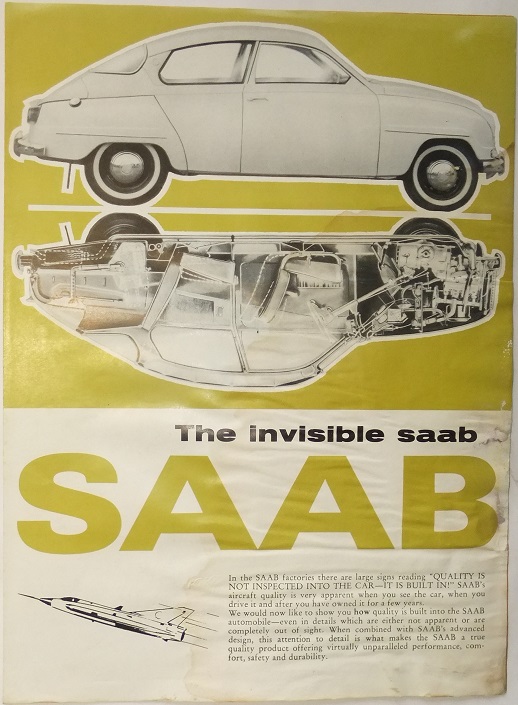 1960 SAAB broschyr