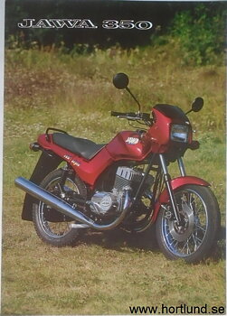 1991 Jawa 350/640 broschyr
