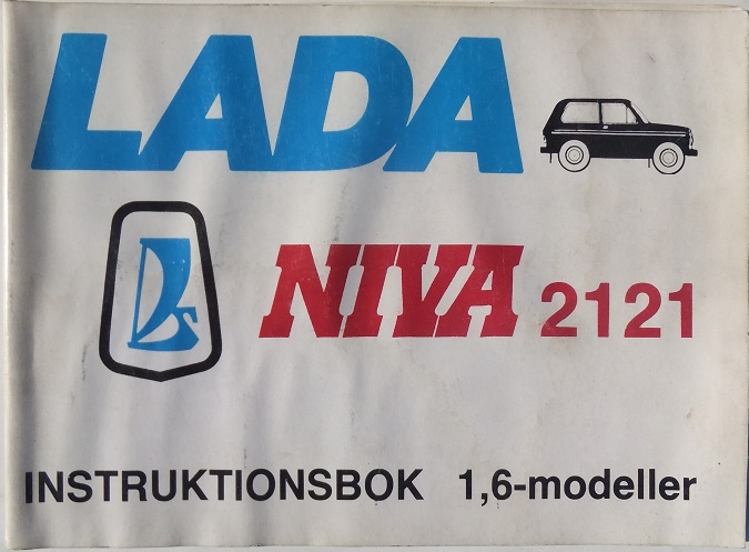 1990 ca Lada Niva 2121 Instruktionsbok