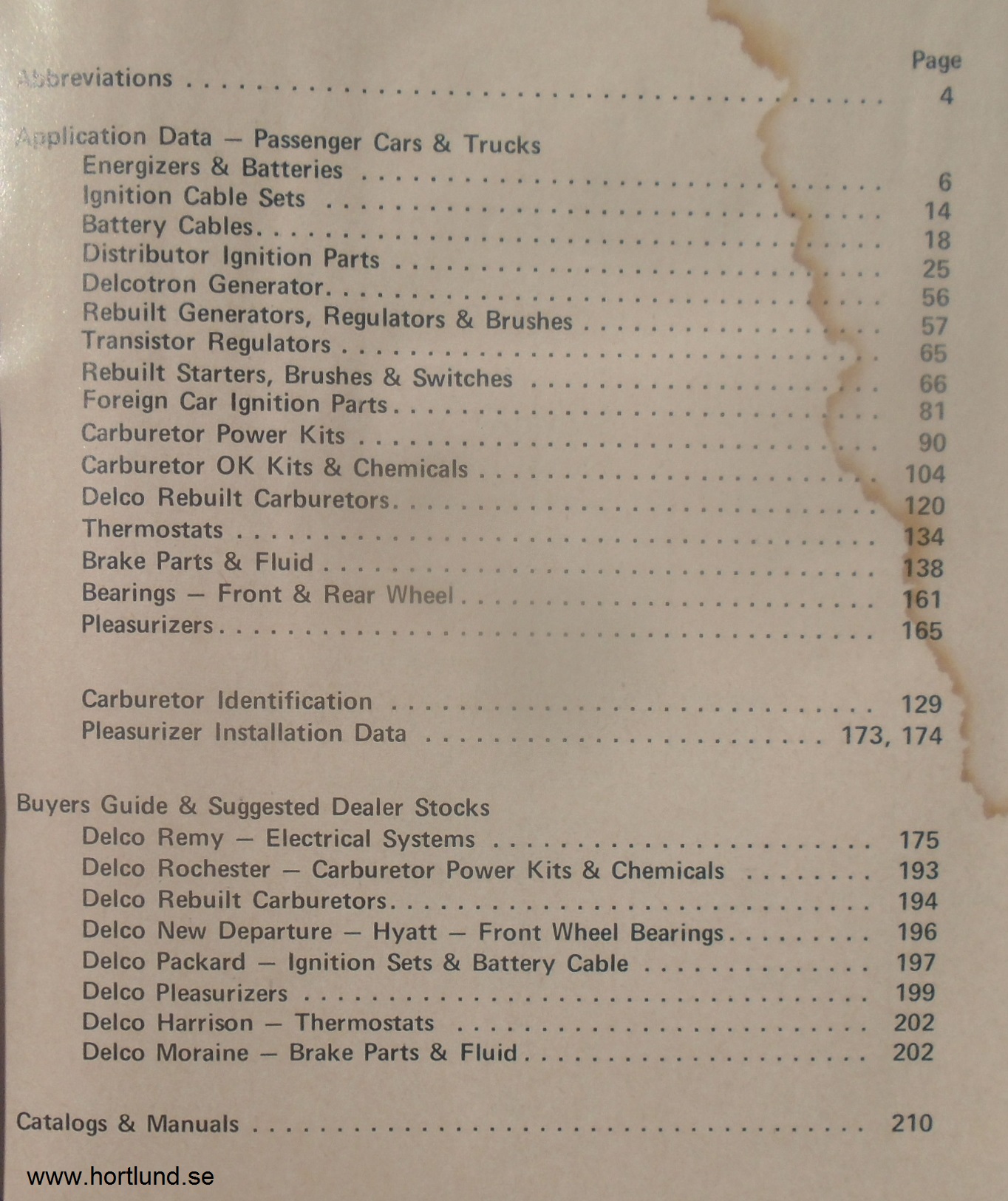 1968 United Delco TBA Parts Manual - 3