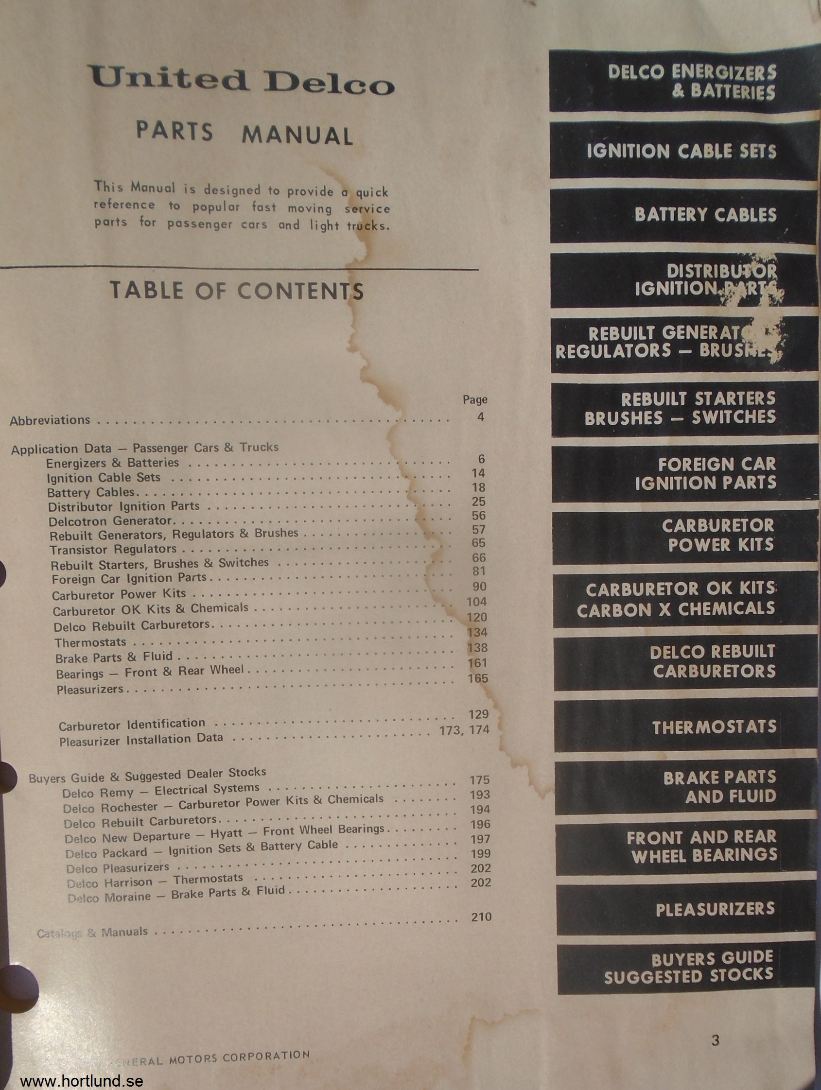 1968 United Delco TBA Parts Manual - 2