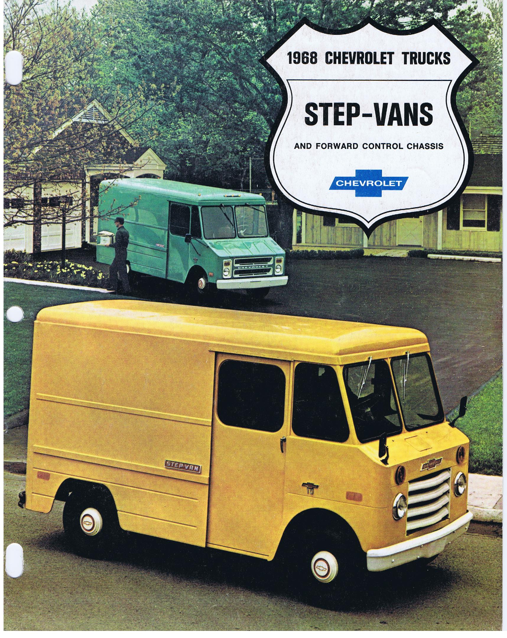 1968 Chevrolet Truck Försäljningsbroschyr Step Vans