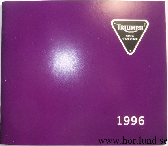 1996 Triumph broschyr