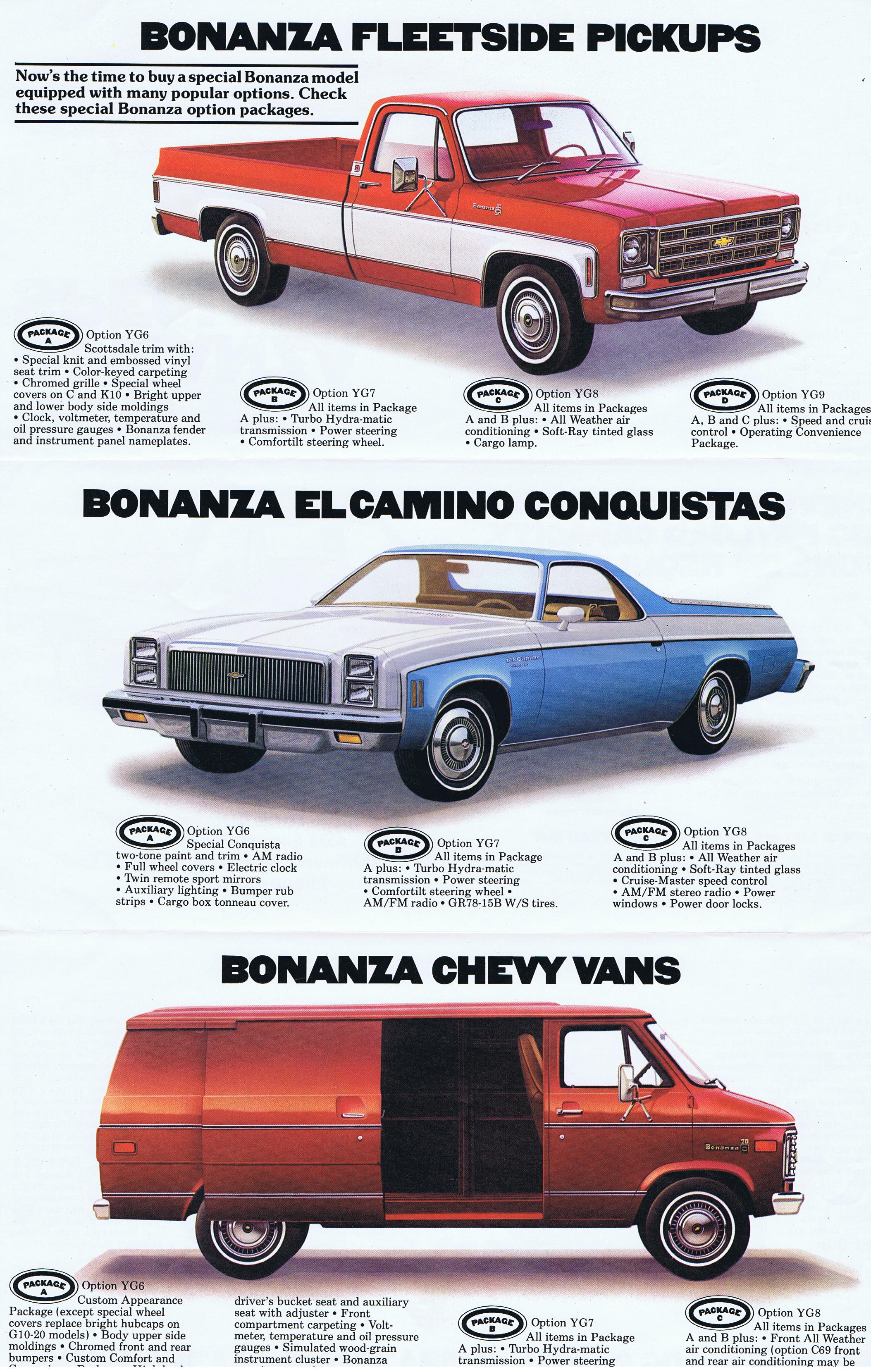 1977 Chevrolet Truck Mailer El Camino Pickup Van