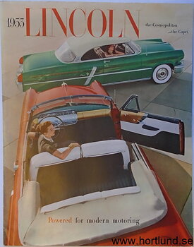 1953 Lincoln broschyr, Powered for modern... 11-52