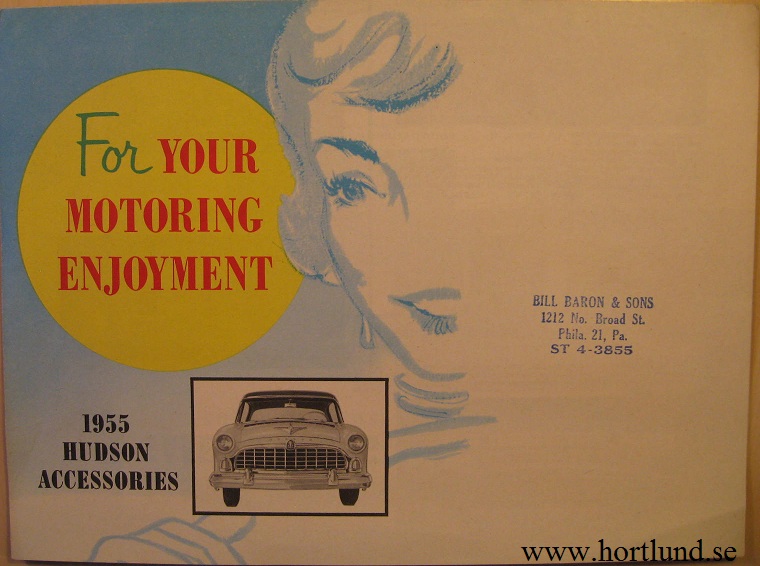 1955 Hudson Accessories broschyr