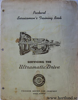 1950 Packard Ultramatic Drive Training Book