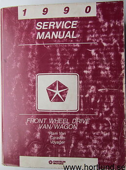 1990 Chrysler Front Wheel Drive Van/Wagon Service Manual