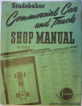 1941 - 1948 Studebaker M Series Truck and Commercial Car Shop Manual