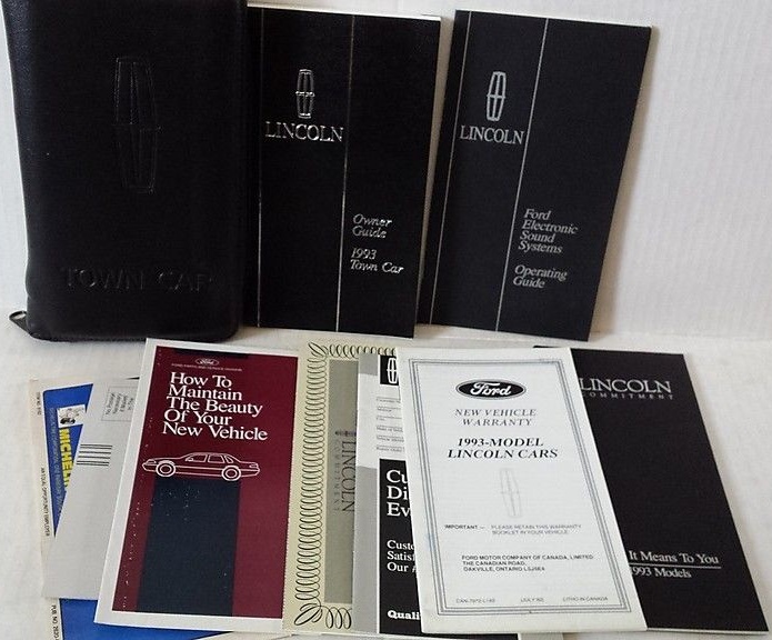 1993 Lincoln Town Car Owner Guide