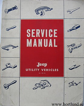 1957 - 1961 Jeep L6-226 and F4-134 Service Manual original