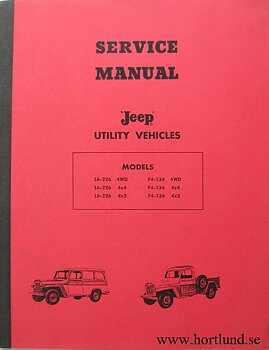 1957 - 1961 Jeep L6-226 and F4-134 Service Manual