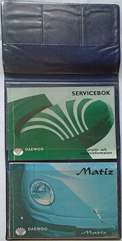 1999 Daewoo Matiz Instruktionsbok