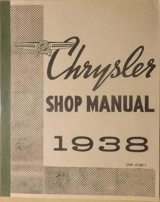 1938 Chrysler Shop Manual