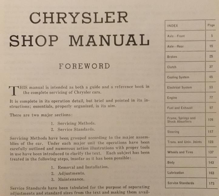 1938 Chrysler Shop Manual - 2