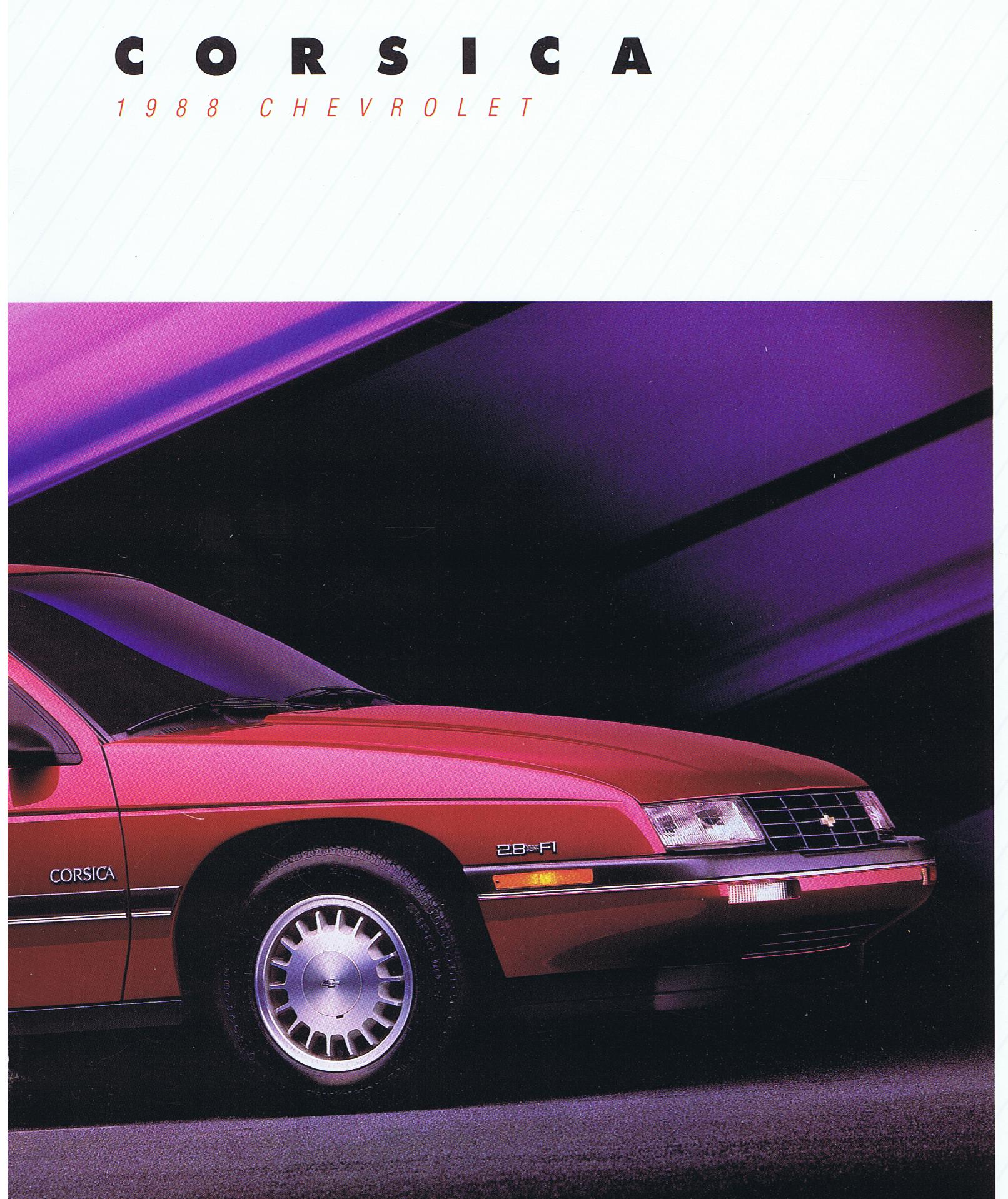 1988 Chevrolet Corsica Broschyr
