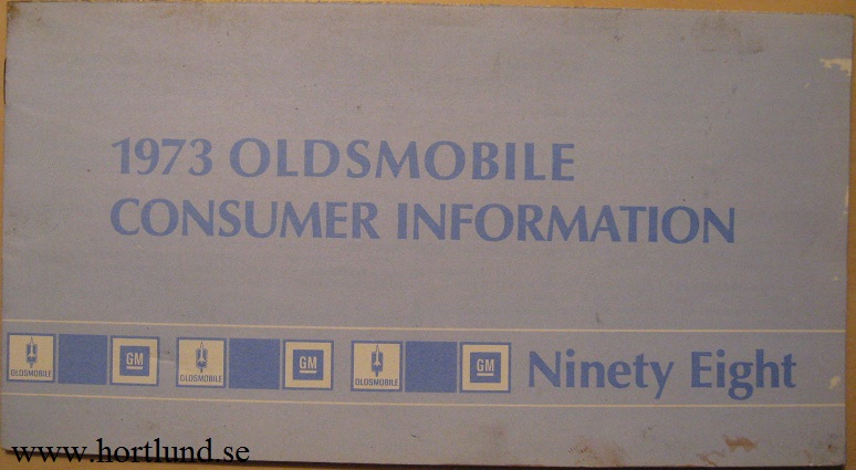 1973 Oldsmobile Ninety Eight Consumer Information