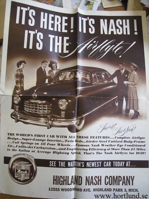 1949 Nash broschyr It's Here!...