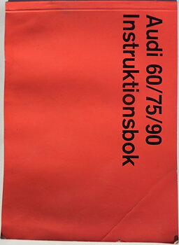 1971 Audi 65/75/90 Instruktionsbok