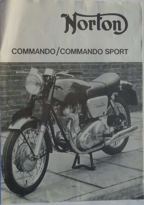1968 Norton Commando / Commando Sport broschyr svensk
