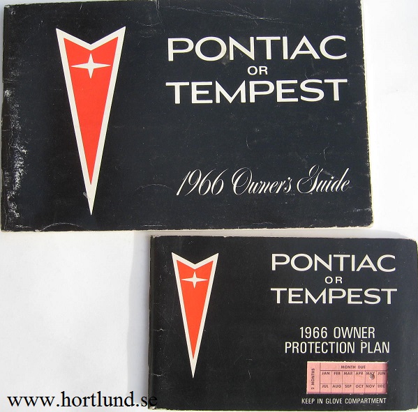 1966 Pontiac Owner's Guide alla modeller