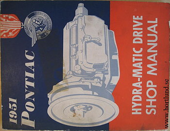 1951 Pontiac Hydra-Matic Drive Shop Manual
