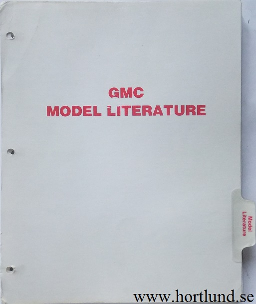 1977 GMC Model Literature Sprint, Pickup, Jimmy, Suburban, Van