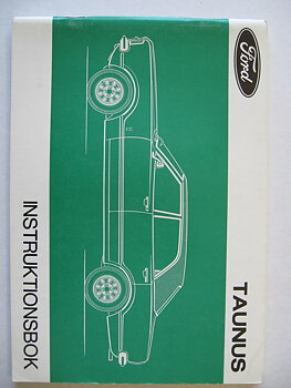1974 Ford Taunus Instruktionsbok