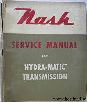 1950 Nash Hydra-Matic Transmission Service Manual