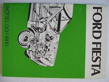 1976 Ford Fiesta Instruktionsbok