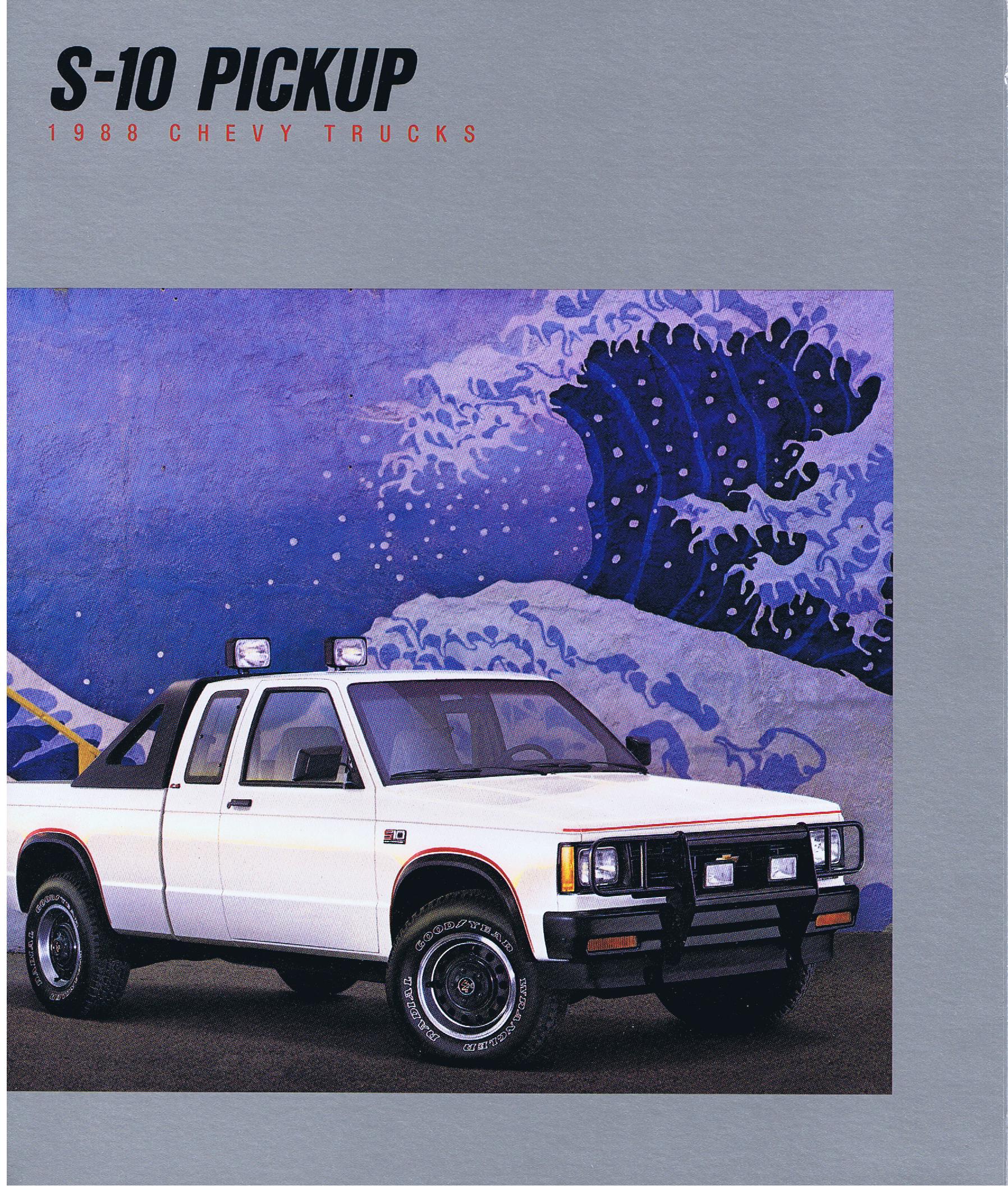 1988 Chevrolet Truck S-10 Pickup Broschyr