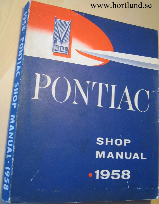 1958 Pontiac Shop Manual original