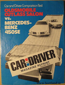 1973 Oldsmobile Cutlass Salon vs. Mercedes-Benz 450SE Test