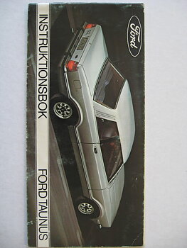 1977 Ford Taunus Instruktionsbok