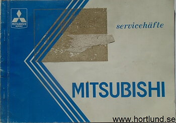 1986 Mitsubishi Servicehäfte